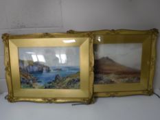 A pair of gilt framed William H.