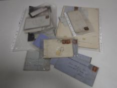 A collection of antique letters,
