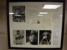 A fascinating and personal archive of letters and photographs sent by Muhammad Ali and addressed to