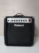 A Roland 405 guitar amplifier