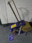 A Promatic Super Hawk clay pigeon trap with manual and remote