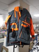 A Fish Eagle two piece thermal survival suit,
