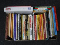 A box of books; Star Trek Annuals, Asterix,