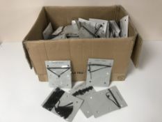 A box of a large quantity of front row fashion jewellery (new)