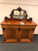 A Victorian mahogany chiffonier,