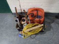 A box containing a Marine Plastics fuel tank,