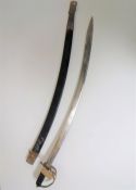 An Indian sword in scabbard