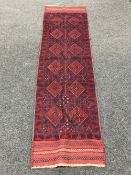 A Meshwani runner 233 cm x 68 cm