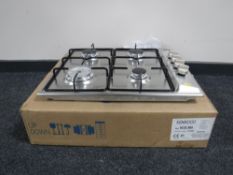 A Kenwood gas cooker hob (one burner cap missing)