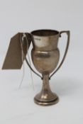 A silver twin-handled trophy - RMS Laconia,