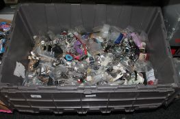 A crate of a large quantity of assorted wristwatches and watch parts