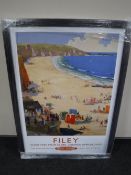 A railway advertising picture,