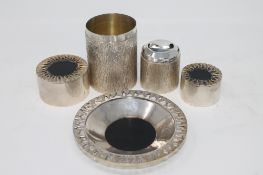 A silver gilt table lighter, Deakin and Francis, Birmingham 1978,