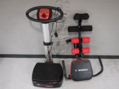 A Confidence Vibetone and a Confidence fitness AB cruncher