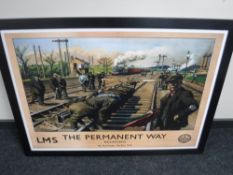 A railway advertising picture,