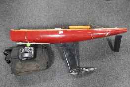 3' remote control pond yacht with masts and sails