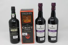 Four bottles of Port : Croft Porto Fine Tawny,