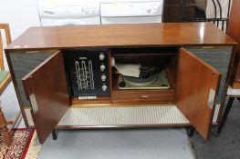 A mid twentieth century walnut cased Decca stereogram