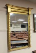 A Regency gilt pier glass mirror, circa 1820,