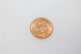 A gold full sovereign 1913