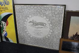 A framed scarf, Aboyeur,