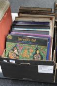 A box of LP's including easy listening and box sets etc