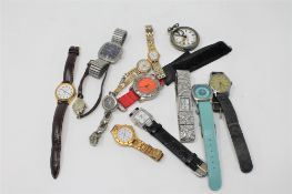 A Collection of wrist watches - Ingersoll, pocket watch, Sindaco,
