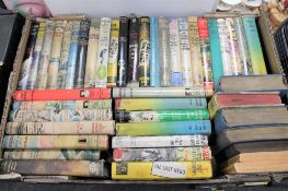 A box of mid twentieth century novels - Biggles etc CONDITION REPORT: The edition