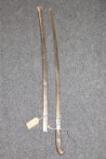 A cavalry sword in scabbard