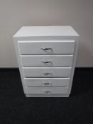 A mid twentieth century Solent kitchen furniture five drawer chest