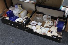 Two boxes of Ringtons china,