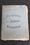One Volume - The Gallery of Modern Etchings published by J. S. Virtue and Co.