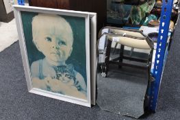 Two mid twentieth century framed prints - Young Friends,