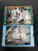 Two boxes of Front Row fashion jewellery