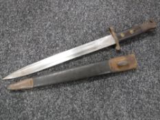 A WWI bayonet