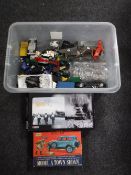 A box of die cast vehicles, some parts boxed, Corgi Centenary of War Finest Hour,