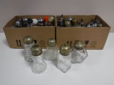 A tray containing a collection of sugar sifters