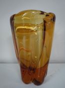 A Whitefriars glass vase