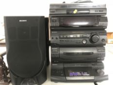 A Sony hifi system with remote