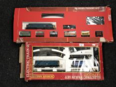 Two boxed railways BR freight electric train sets
