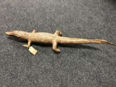 A taxidermy Caiman CONDITION REPORT: Length 79cm.
