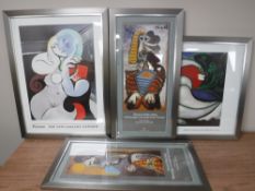 Four contemporary framed Picasso prints