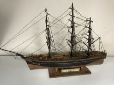 A wooden model - The Cutty Sark,