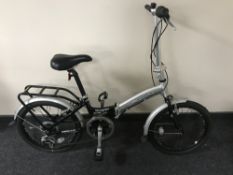 An Apollo Transition folding bicycle