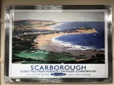 A railway advertising picture - Scarborough