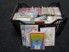 A pallet of greetings cards and novelty certificates