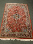 A Kashan rug, Central Iran,