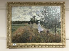 An Artagraph Edition - two figures in a poppy field