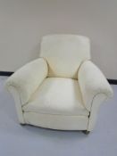 An early 20th century club armchair