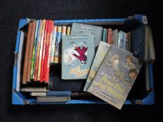 A box of vintage books, girls annuals,